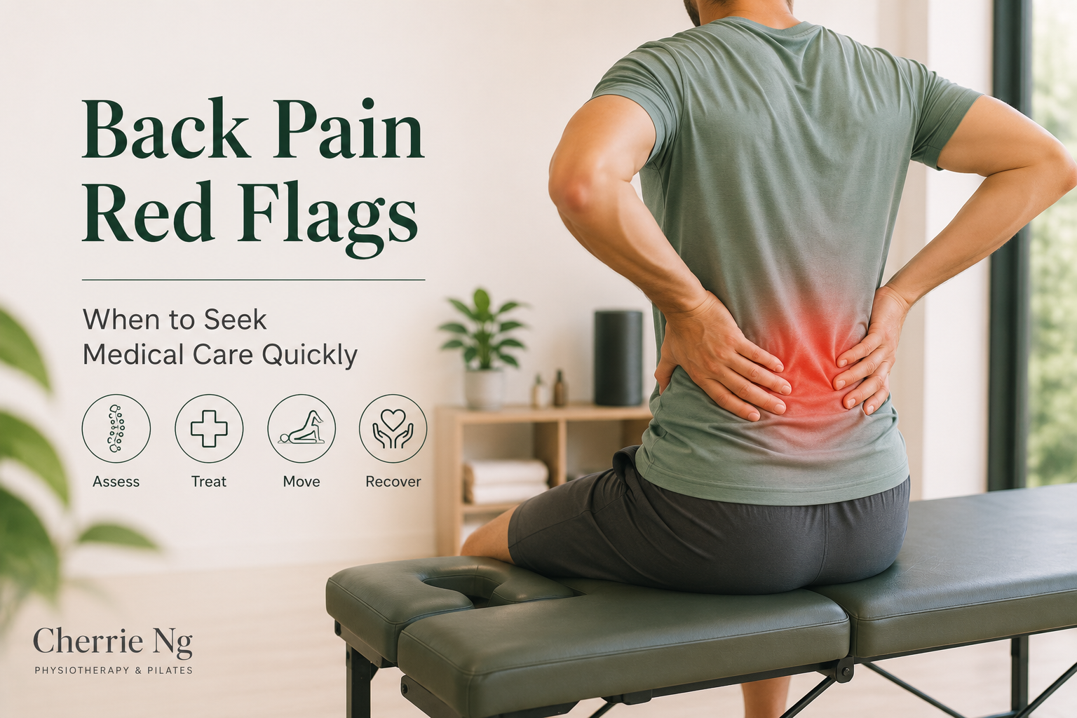 Back pain red flags and physiotherapy screening in Kuala Lumpur