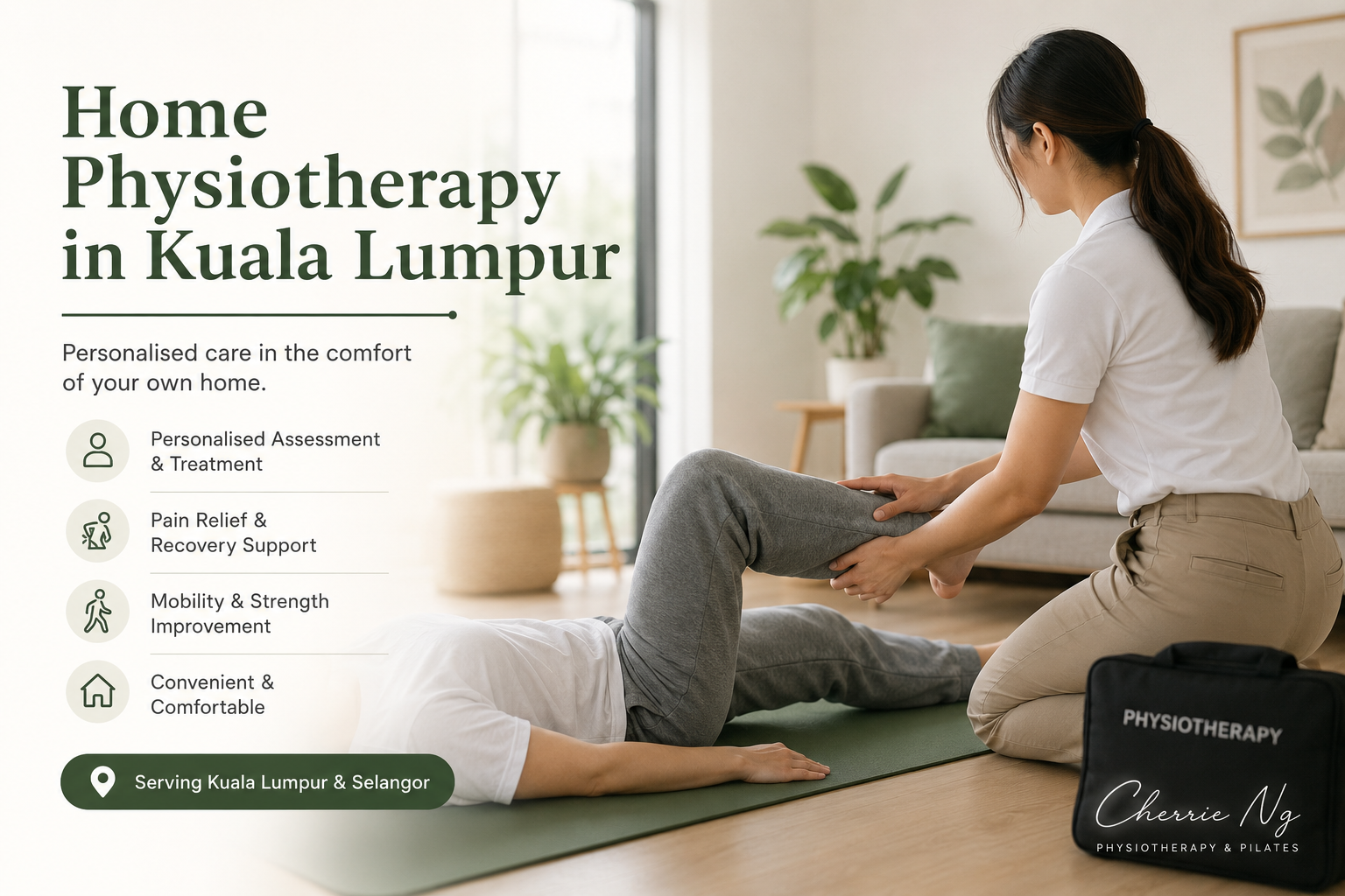 Home physiotherapy assessment in Kuala Lumpur