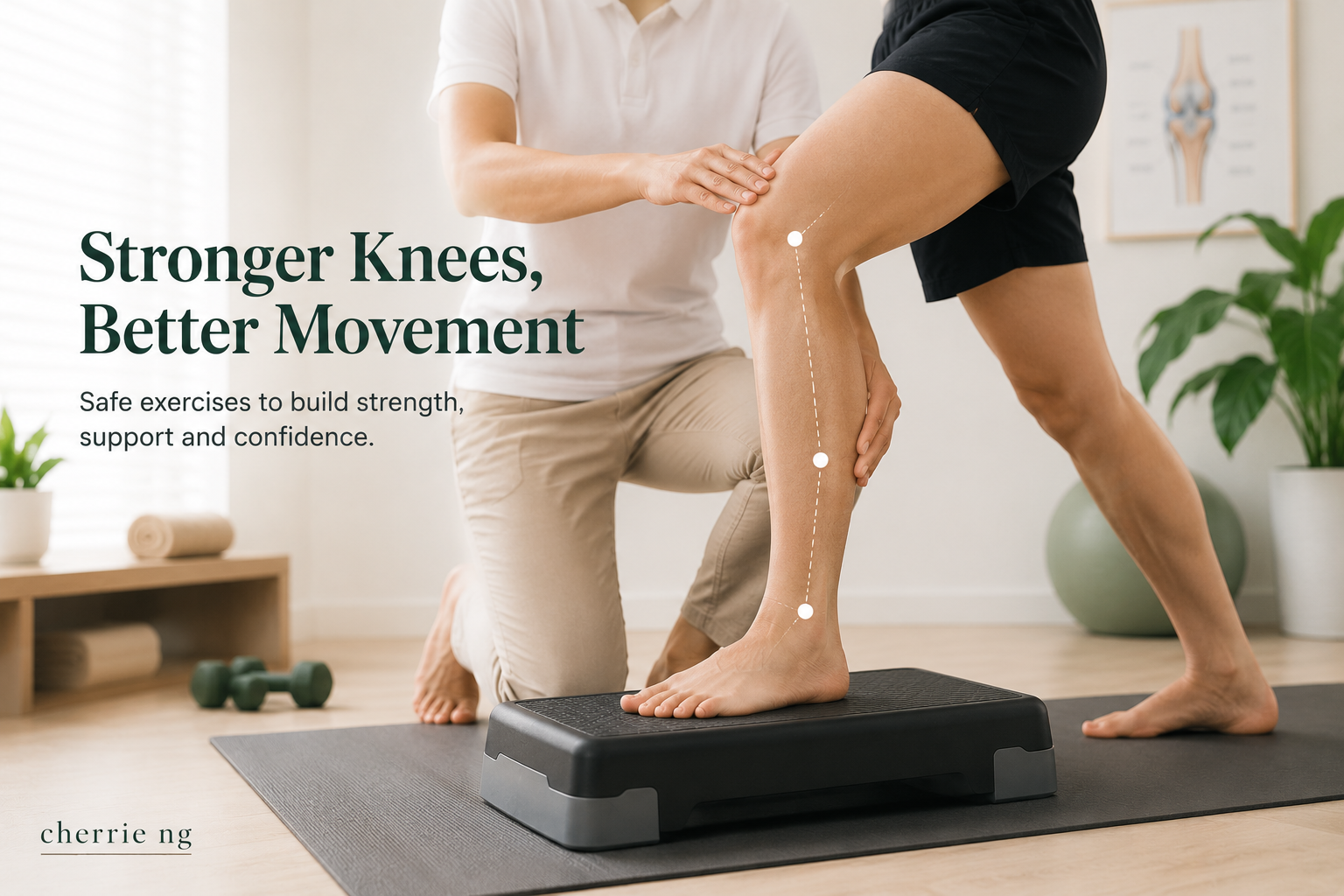Knee strengthening exercise physiotherapy assessment